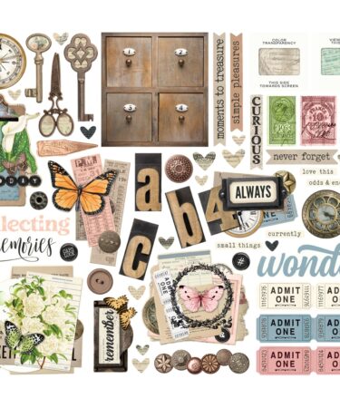 Alternative view of SIMPLE STORIES - Collezione Simple Vintage Junk Drawer -  Bits & Pieces