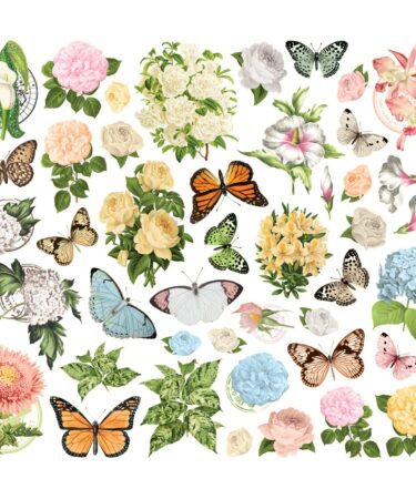 Alternative view of SIMPLE STORIES - Collezione Simple Vintage Junk Drawer - Floral Bits & Pieces