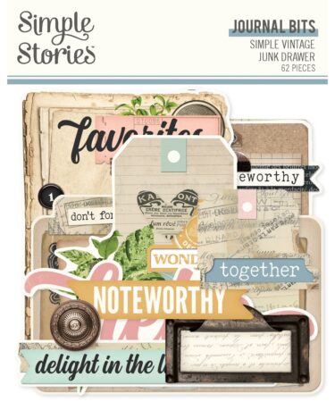SIMPLE STORIES - Collezione Simple Vintage Junk Drawer - Journal Bits & Pieces