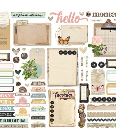 Alternative view of SIMPLE STORIES - Collezione Simple Vintage Junk Drawer - Journal Bits & Pieces