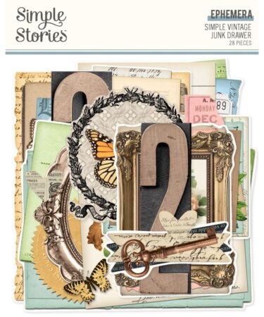 SIMPLE STORIES - Collezione Simple Vintage Junk Drawer - Ephemera