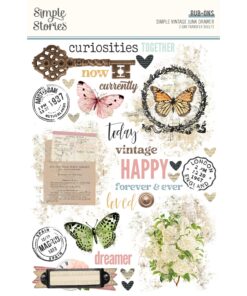 SIMPLE STORIES - Collezione Simple Vintage Junk Drawer -  Rub Ons