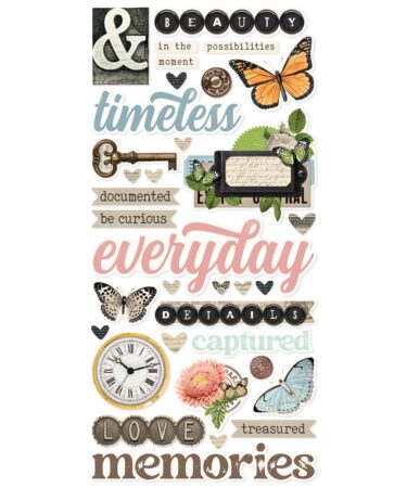 Alternative view of SIMPLE STORIES - Collezione Simple Vintage Junk Drawer - Foam Stickers