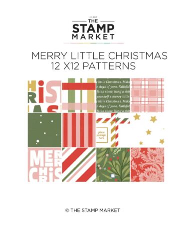 THE STAMP MARKET - MERRY LITTLE CHRISTMAS 12 X 12 PATTERN PAPER