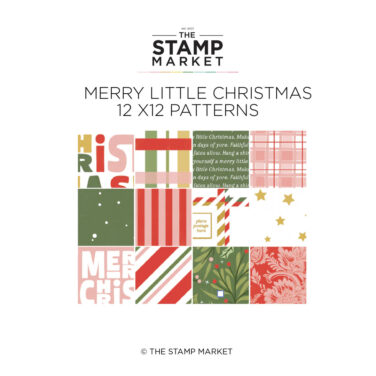THE STAMP MARKET - MERRY LITTLE CHRISTMAS 12 X 12 PATTERN PAPER