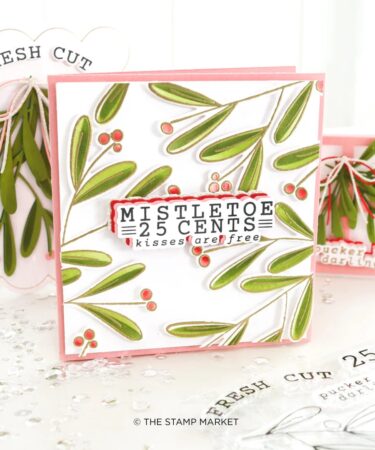 Alternative view of THE STAMP MARKET - MISTLETOE STENCIL