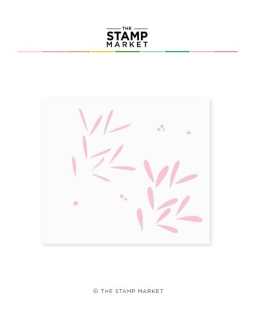 THE STAMP MARKET - MISTLETOE STENCIL