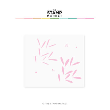 THE STAMP MARKET - MISTLETOE STENCIL