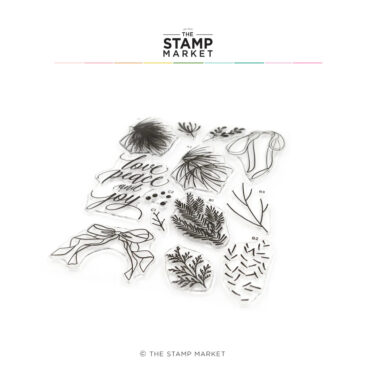 THE STAMP MARKET - GOOD CHEER GREENERY STAMP