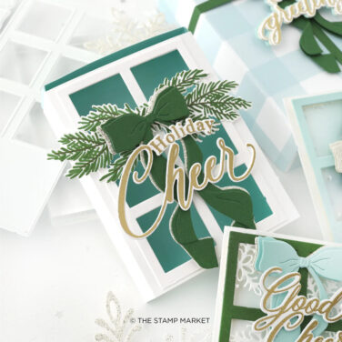 Alternative view of THE STAMP MARKET - GOOD CHEER GREENERY STAMP