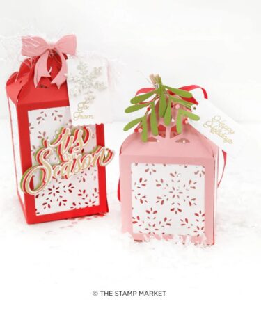 Alternative view of THE STAMP MARKET - SMALL LANTERN GIFT BOX