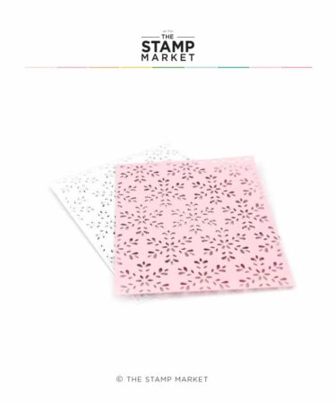 THE STAMP MARKET - FROSTED LACE COVER PLATE