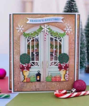 Alternative view of Crafter's Companion Door & Fireplace Stamp & Die Christmas Accessories
