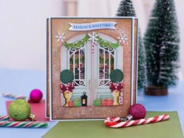 Alternative view of Crafter's Companion Door & Fireplace Stamp & Die Christmas Accessories