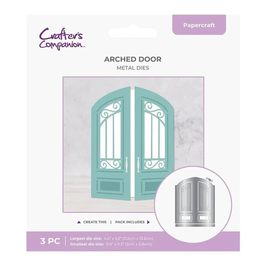 Crafter's Companion Door & Fireplace Die Set Arched Door