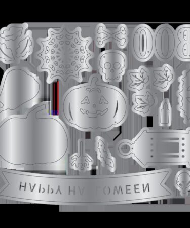 Alternative view of Crafter's Companion Door & Fireplace Stamp & Die Halloween & Fall Accessories