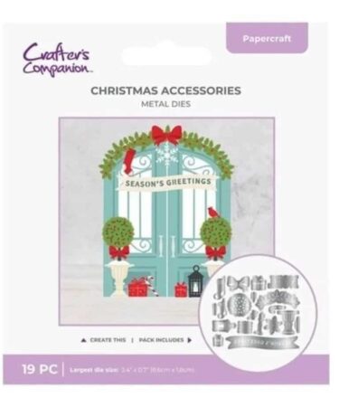 Crafter's Companion Door & Fireplace Stamp & Die Christmas Accessories