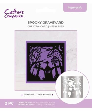 Crafter's Companion Halloween Create-a-Card Dies Spooky Graveyard