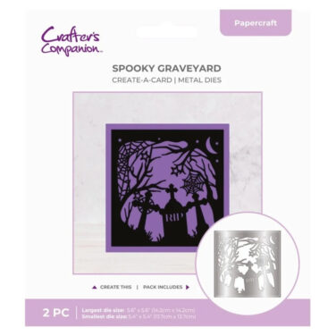 Crafter's Companion Halloween Create-a-Card Dies Spooky Graveyard