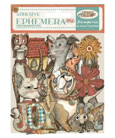 Stamperia Furry Friends Ephemera (38pcs)