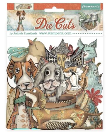 Stamperia Furry Friends Die Cuts Assorted (47pcs)