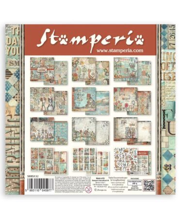 Alternative view of Stamperia Furry Friends 8x8 Inch Paper Pack