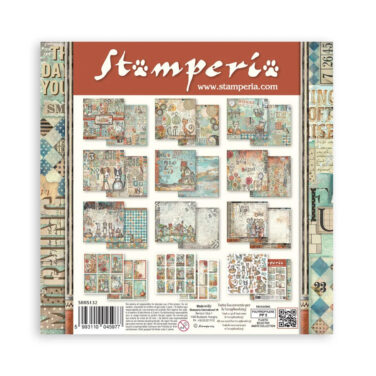 Alternative view of Stamperia Furry Friends 8x8 Inch Paper Pack