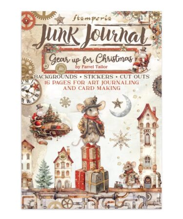 Stamperia Gear up for Christmas Junk Journal Stickers, Backgrounds, Cut-Outs