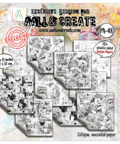 AALL & CREATE  -  Design Paper	12 x 12 (inch) - Speckled Vellum