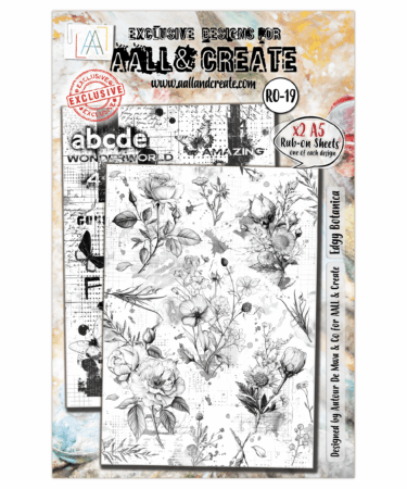 AALL & CREATE  -  Rub-Ons- Edgy Botanica