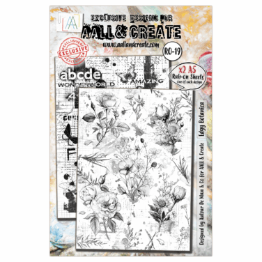 AALL & CREATE  -  Rub-Ons- Edgy Botanica