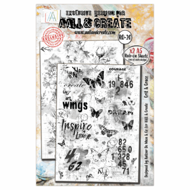 AALL & CREATE  -  Rub-Ons- Edgy Botanica