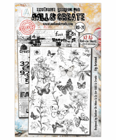 AALL & CREATE  -  Rub-Ons- Fly Around
