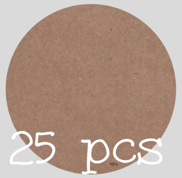 IL NEGOZIO DELLA MAMMA DI CLE- I CARTONCINI BASIC- LISCIO– 12X12 POLLICI-KRAFT 25 pcs
