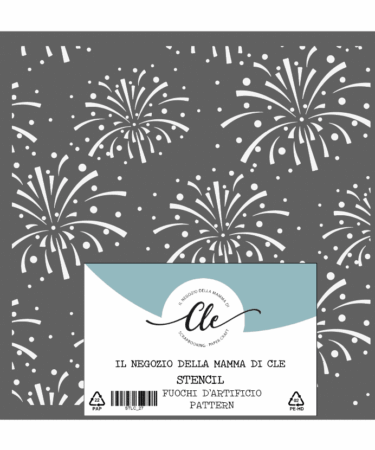 IL NEGOZIO DELLA MAMMA DI CLE- GLI STENCIL DELLA CLE - STENCIL FUOCHI D'ARTIFICIO