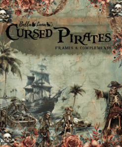 BELLALUNA - Collezione Cursed Pirates -  FRAMES AND COMPLEMENTS COLLECTION 12X12"