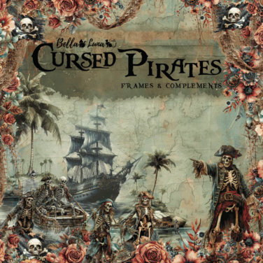BELLALUNA - Collezione Cursed Pirates -  FRAMES AND COMPLEMENTS COLLECTION 12X12"