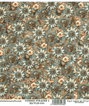 BELLALUNA - Collezione Cursed Pirates - VELLUM 12x12  2