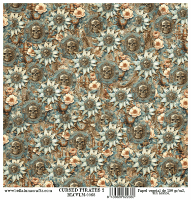 BELLALUNA - Collezione Cursed Pirates - VELLUM 12x12  2
