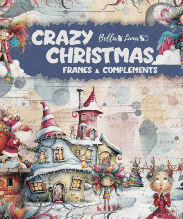 BELLALUNA - Collezione Crazy Christmas - FRAMES AND COMPLEMENTS COLLECTION 12X12"