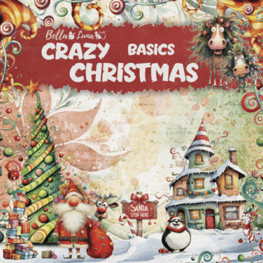 BELLALUNA - Collezione Crazy Christmas - BASICS COLLECTION 8" x 8"