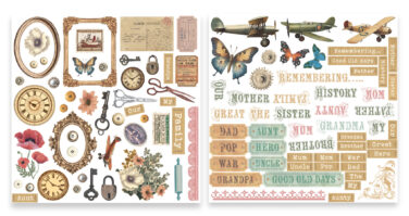 ARDEN CREATIVE STUDIO - Collezione Remembering… Ephemera Pack (100pcs)