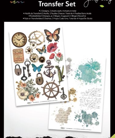 ARDEN CREATIVE STUDIO - Collezione Remembering… 6x8 Inch Rub-On Transfer Set