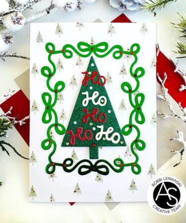Alternative view of Alex Syberia Designs - Bow Ho Ho Frame Die Set