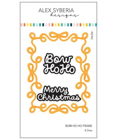 Alex Syberia Designs - Bow Ho Ho Frame Die Set
