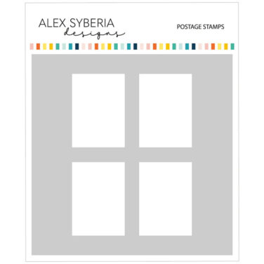 Alex Syberia Designs - Postage Stamps Stencil