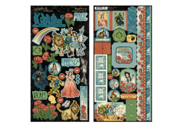 Graphic 45 per Spellbinders- Collezione  Wonder of Oz - Sticker Set