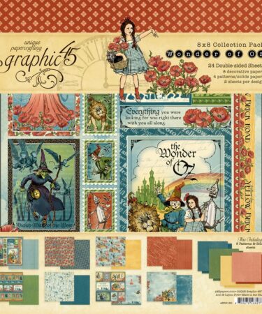 Graphic 45 per Spellbinders - Collezione  Wonder of Oz -  8" x 8" Collection Pack
