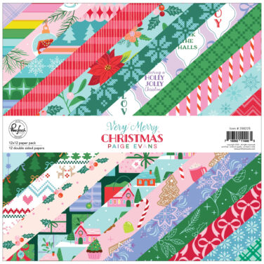 PINKFRESH STUDIO -PAIGE EVANS COLLEZIONE Very Merry Christmas: 12x12 Paper Pack