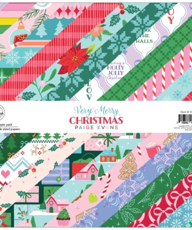 PINKFRESH STUDIO -PAIGE EVANS COLLEZIONE Very Merry Christmas: 12x12 Paper Pack